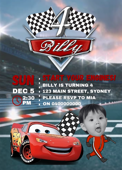 Custom Digital Birthday Invitation