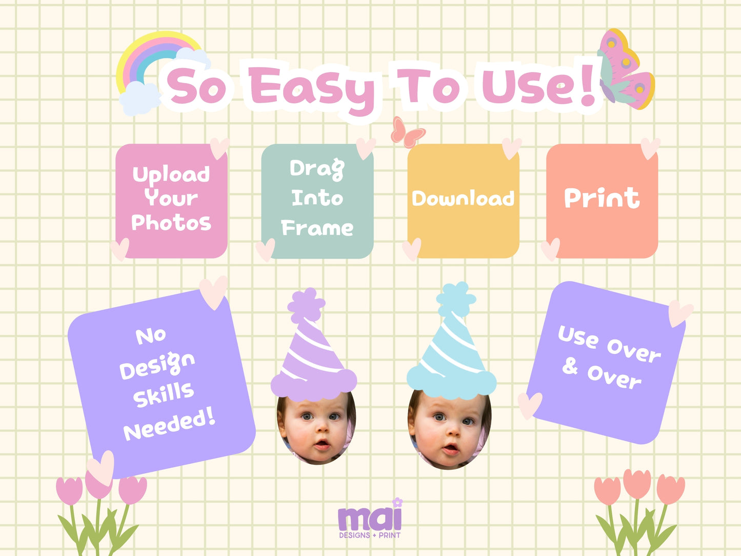 Pastel Rainbow DIY Party Bundle