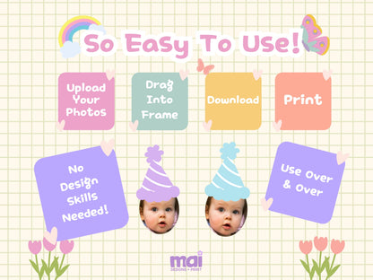 Pastel Rainbow DIY Party Bundle