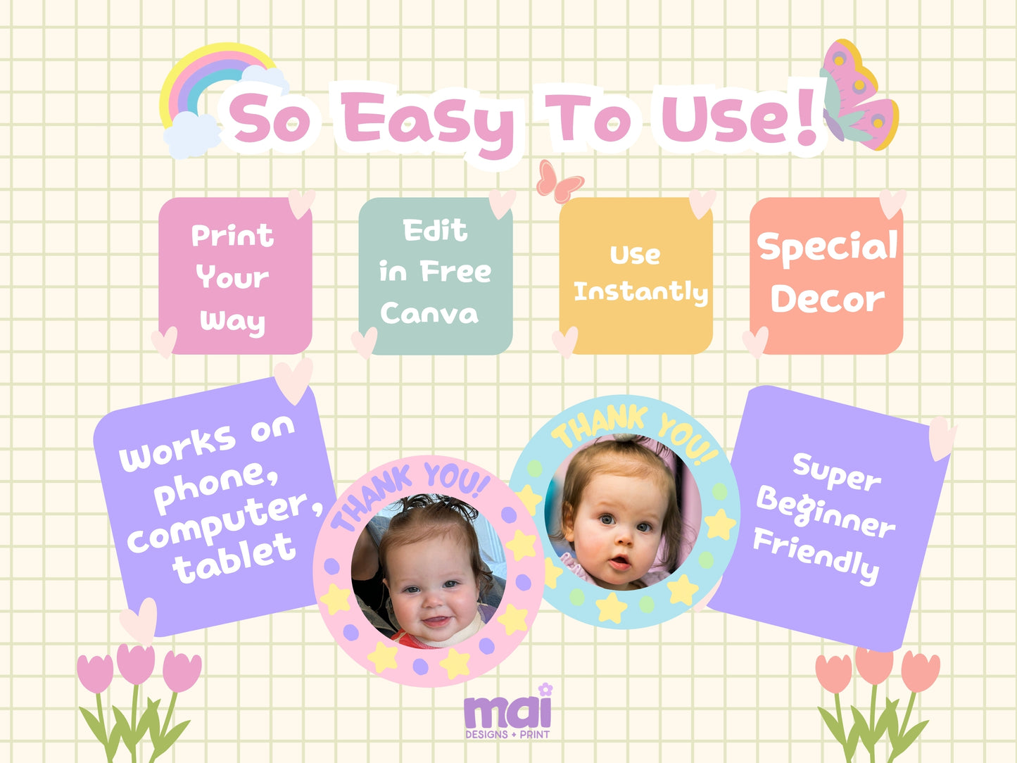 Pastel Rainbow DIY Party Bundle