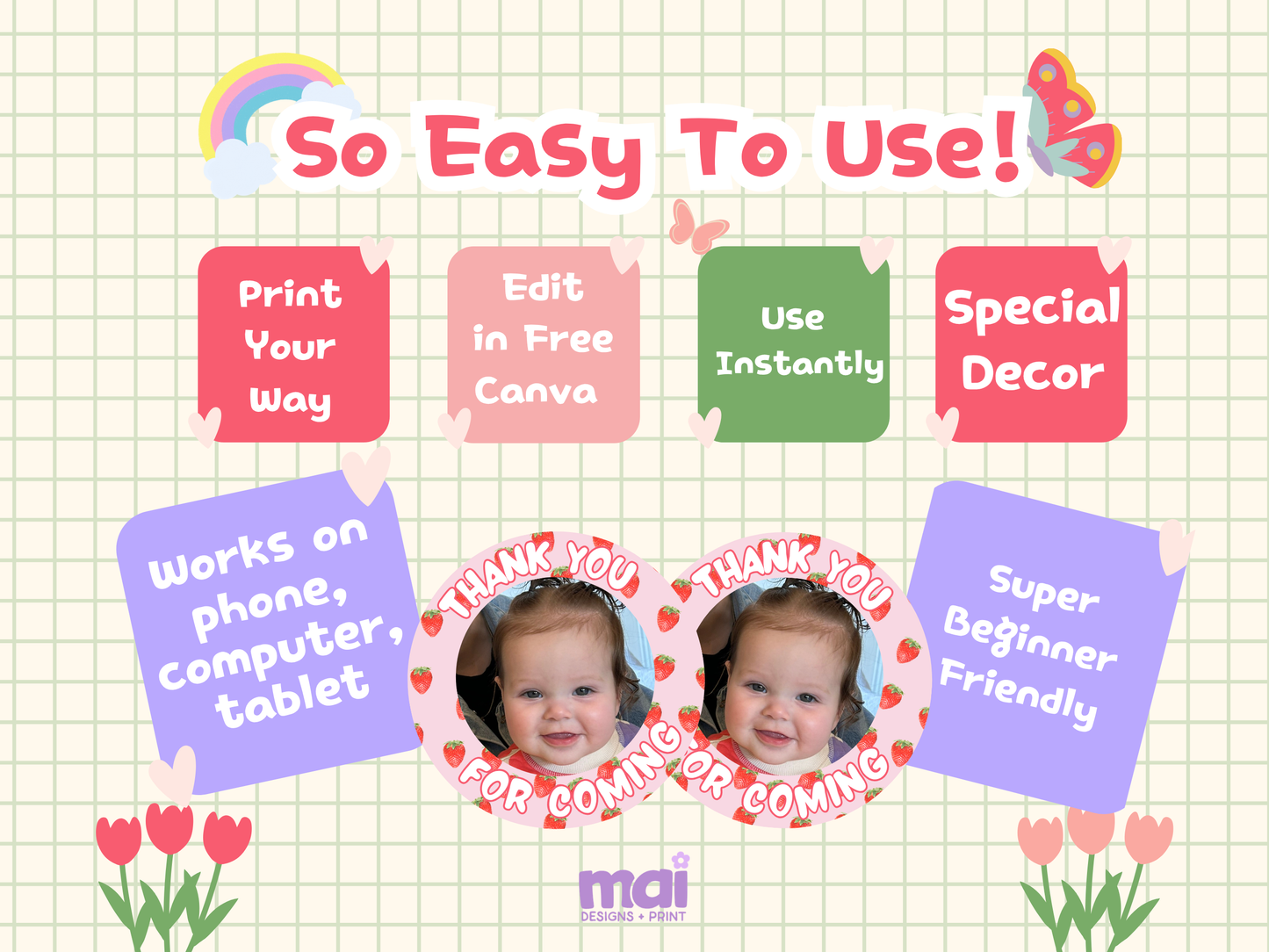 Berry Theme DIY Party Bundle