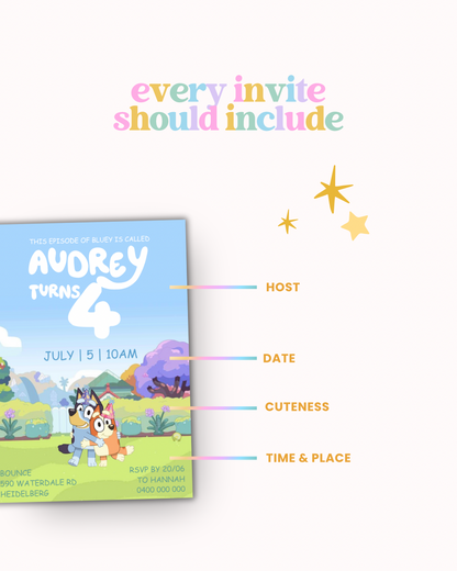 Custom Digital Birthday Invitation