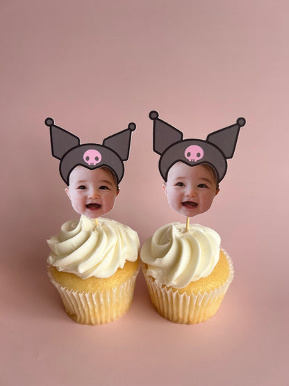 Sanrio Photo Cupcake Toppers