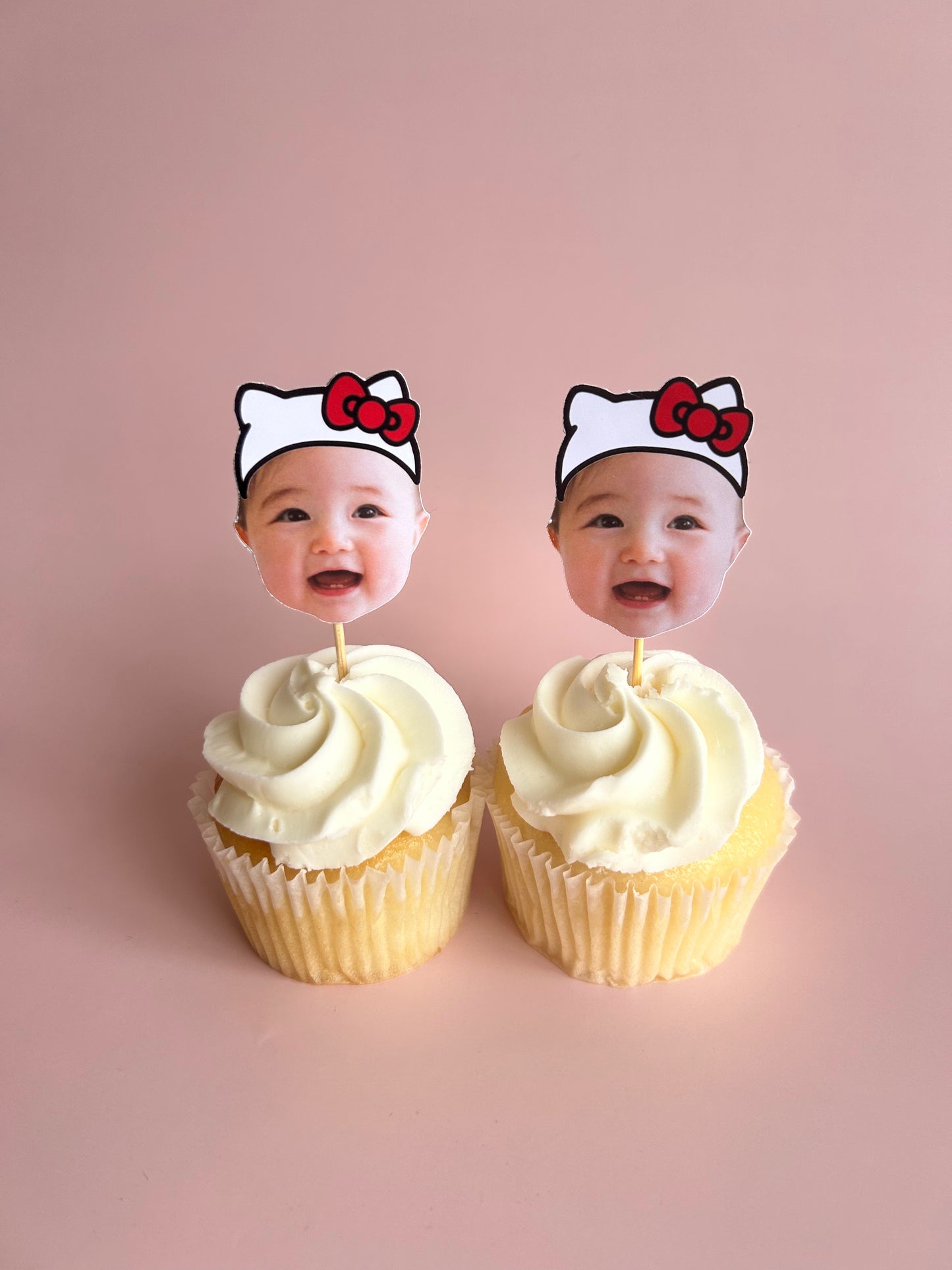 Sanrio Photo Cupcake Toppers