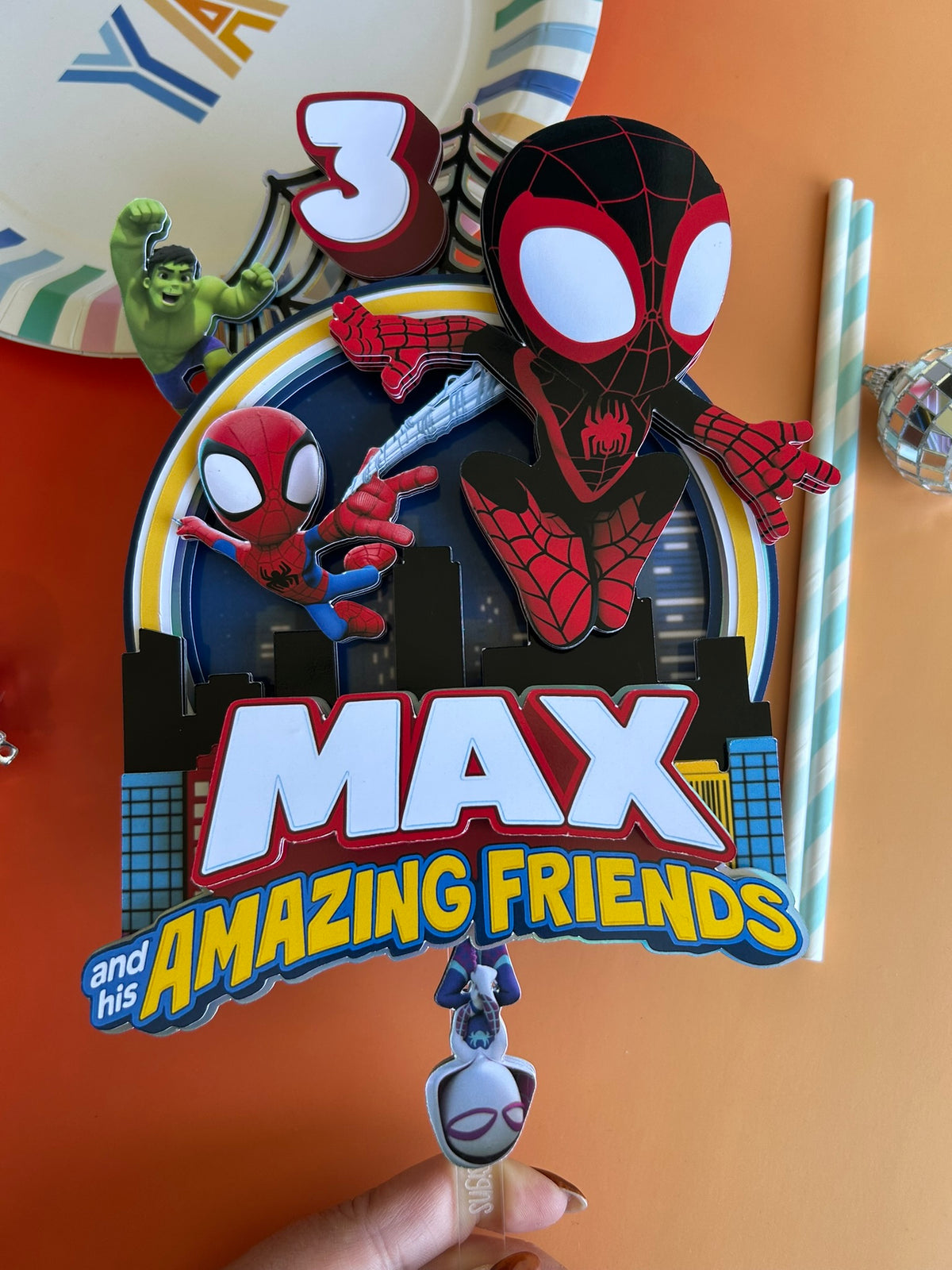 Custom Cake Topper – Personalised Design Made to Order