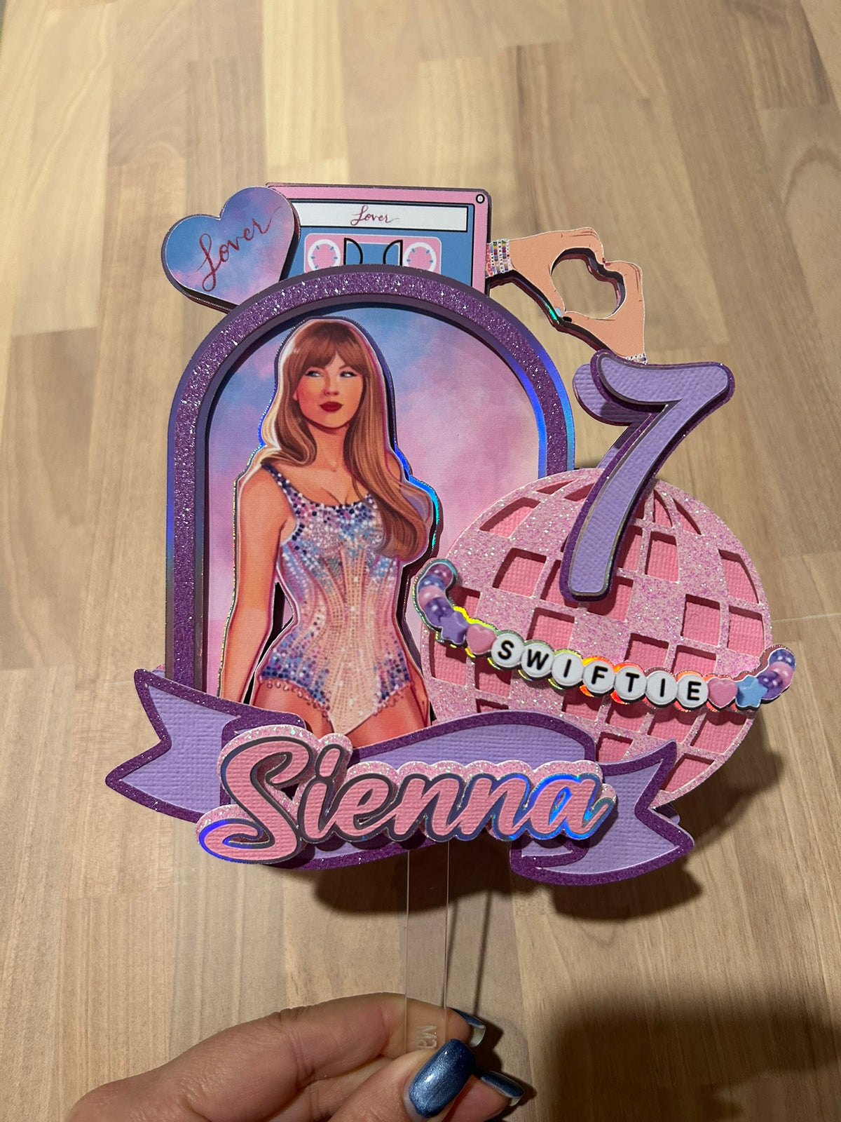Custom Cake Topper – Personalised Design Made to Order