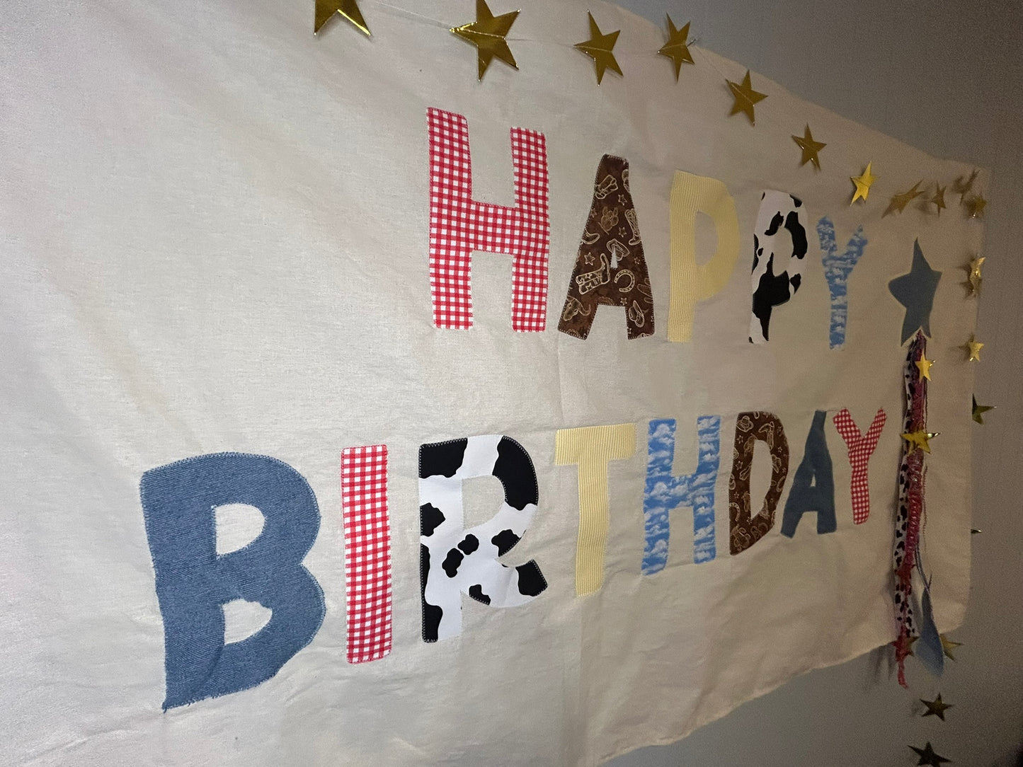 Handmade Keepsake Banner - Toy Story Style