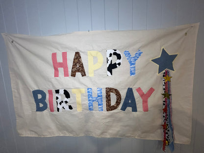 Handmade Keepsake Banner - Toy Story Style