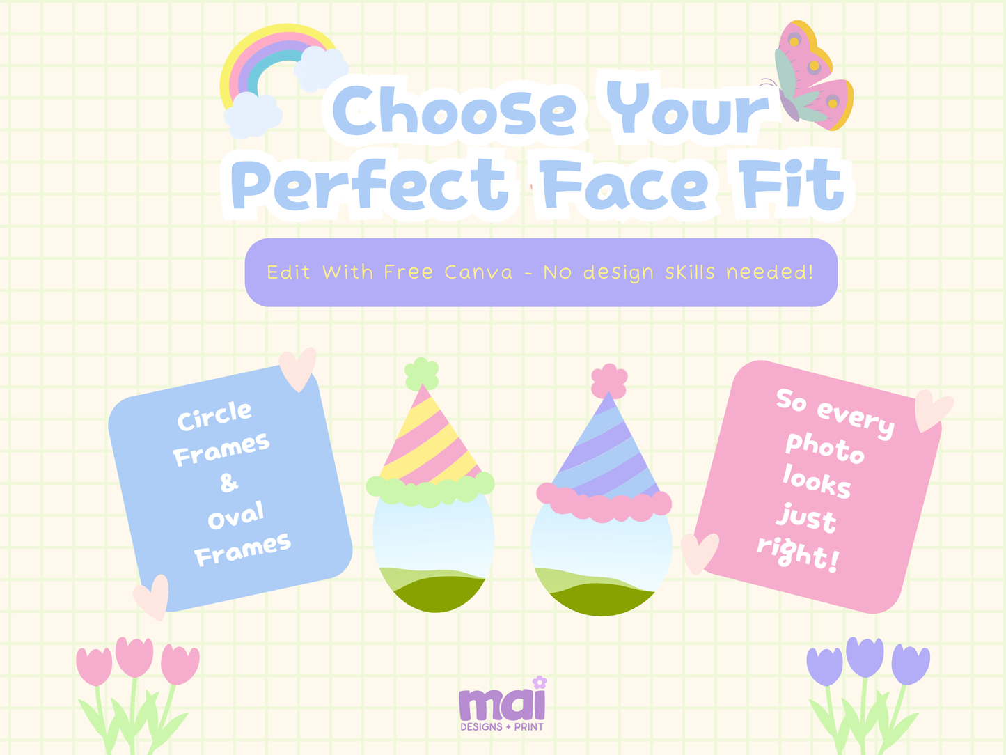 Mixed Pastel Rainbow DIY Party Bundle