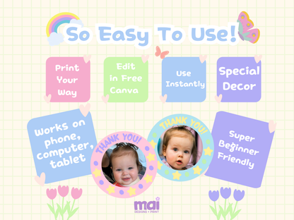 Mixed Pastel Rainbow DIY Party Bundle